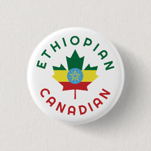 Kanadische äthiopische Wurzeln Button