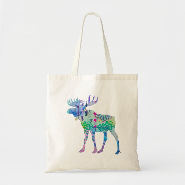 Kanadische Elch-Taschen-Tasche Tragetasche (Vorne)