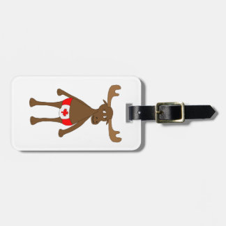 Kanadische Elche ohne Hintergrund Gepäckanhänger