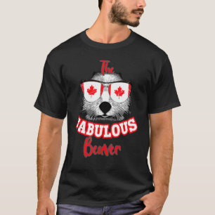 Kanadische Flagge 1. Juli Der sagenhafte Biberkana T-Shirt