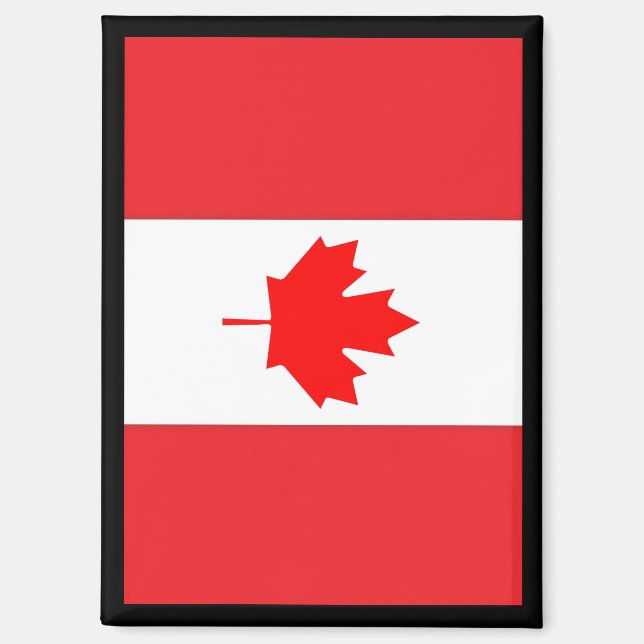 Kanadische Flagge 2.0 Magnet (Vorderseite)