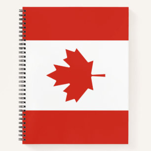 Kanadische Flagge (Ahornblatt) (Kanada) Notizbuch