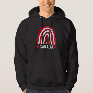 Kanadische Flagge Ahornblättriger Regenbogen Kanad Hoodie