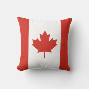 Kanadische Flagge (Ahornleaf) (Kanada) Kissen