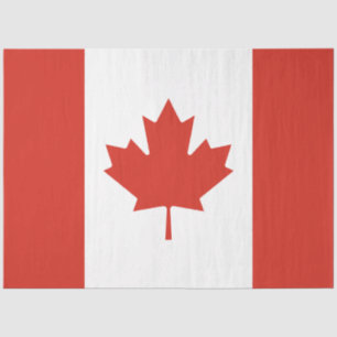 Kanadische Flagge (Ahornleaf) (Kanada) Seidenpapier