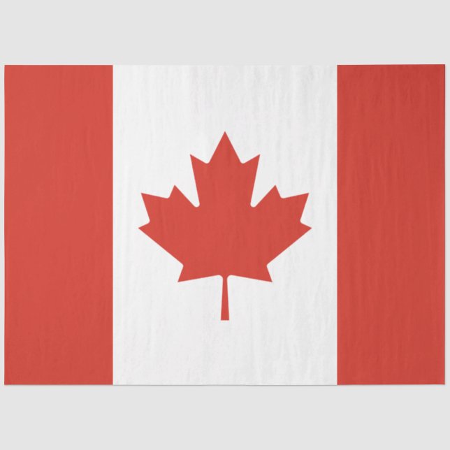 Kanadische Flagge (Ahornleaf) (Kanada) Seidenpapier (Vorderseite)