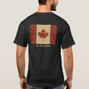 Kanadische Flagge an der Binnenbrauenbrücke T-Shirt