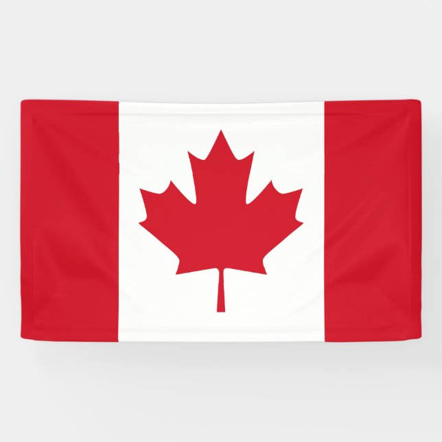 Kanadische Flagge Banner (Horizontal)