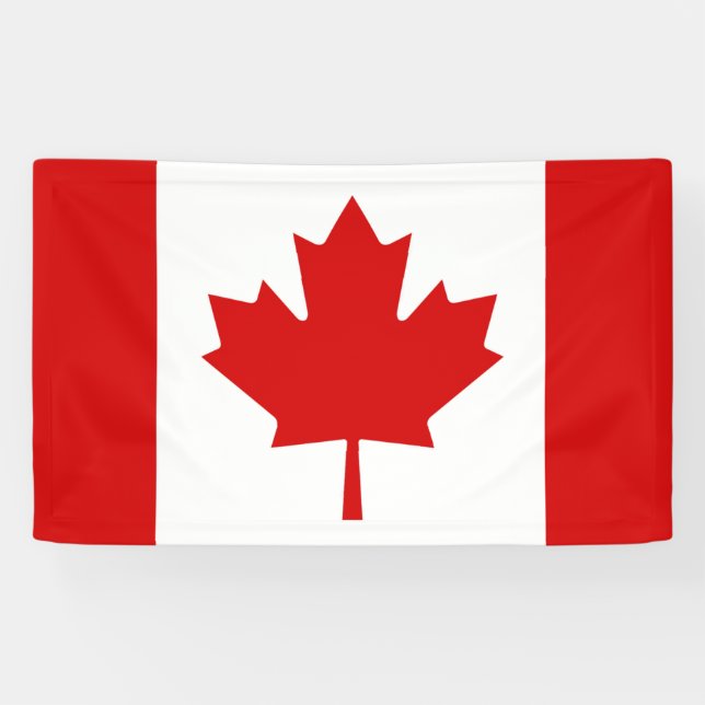Kanadische Flagge Banner (Horizontal)