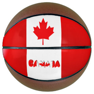 kanadische Flagge Basketball