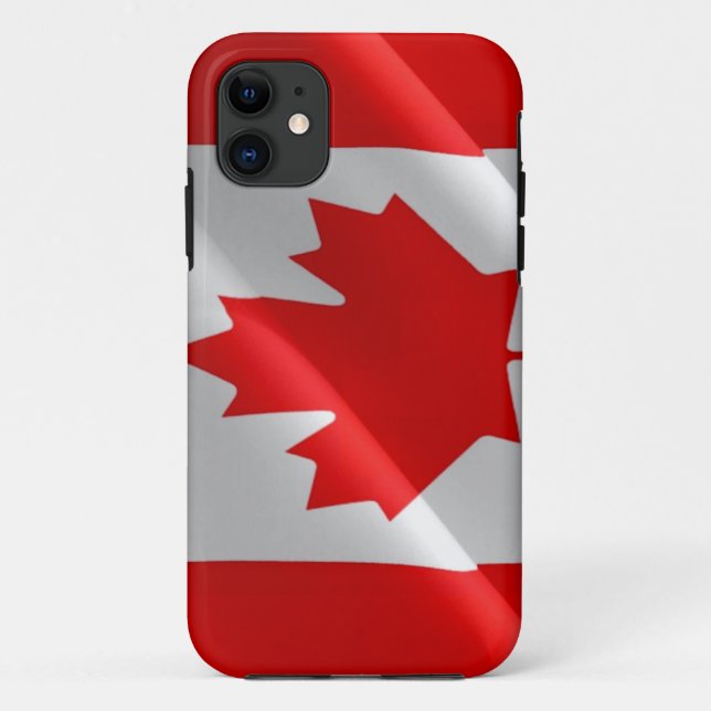 Kanadische Flagge - Case-Mate iPhone Hülle (Rückseite)