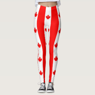 Kanadische Flagge der roter Ahorn-Blatt-Leggings Leggings