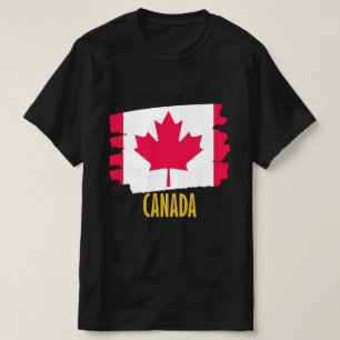 Kanadische Flagge - Design für das klassische Ahor T-Shirt
