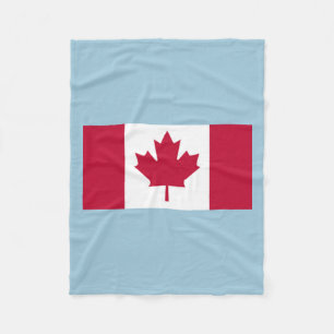 Kanadische Flagge Fleece Blanket