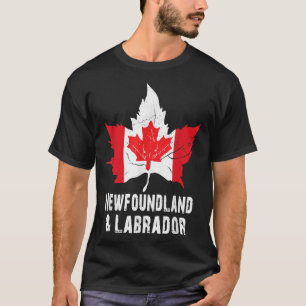 Kanadische Flagge für Neufundland Labrador T-Shirt