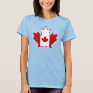Kanadische Flagge in Ahornblättern - Weibliches we T-Shirt