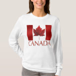 Kanadische Flagge Jersey T - Shirt Geschenke Souve<br><div class="desc">Women's Canada Flag Baseball Jersey Shirts T - Shirt Cool Kanada Flaggen Ahornleaf Long Sleeve Jerseys, Ladys T - Shirt Canada Gifts for Women & Girls Original Red Canadian Flag Maple Leaf Ladys T - Shirt Souvenir Design von kanadischen Künstler Kim Hunter. Weitere T - Shirt, Souvenirs, Geschenke und Bekleidung...</div>