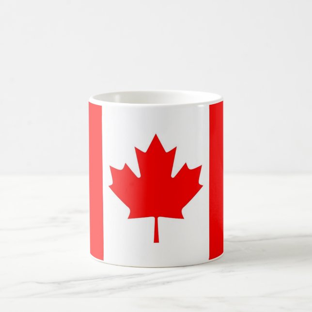 kanadische Flagge Kaffeetasse (Mittel)