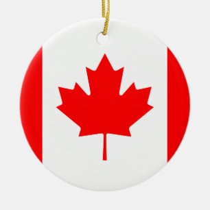 kanadische Flagge Keramikornament