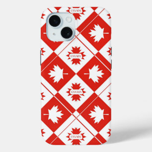 Kanadische Flagge mit Ahornblättern Case-Mate iPhone Hülle