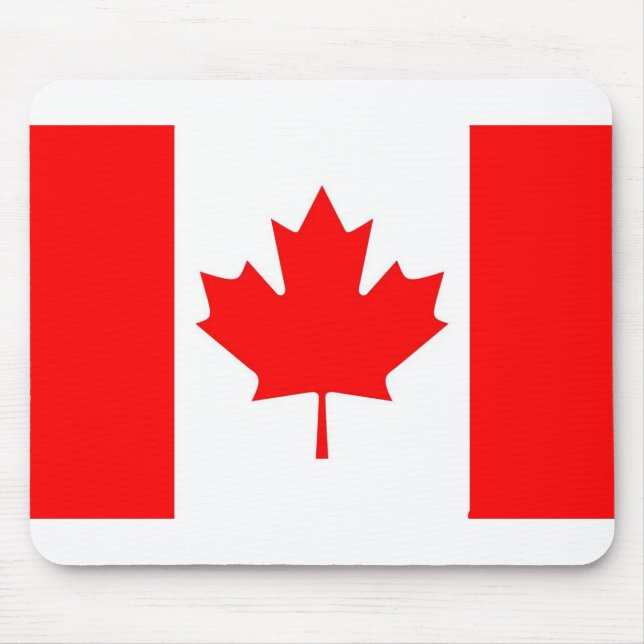 Kanadische Flagge Mousepad (Vorne)