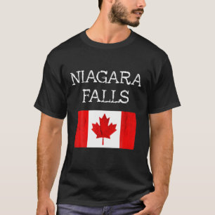 Kanadische Flagge Niagara Falls Tourist Kanada Kan T-Shirt