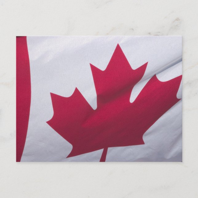 Kanadische Flagge. Postkarte (Vorderseite)