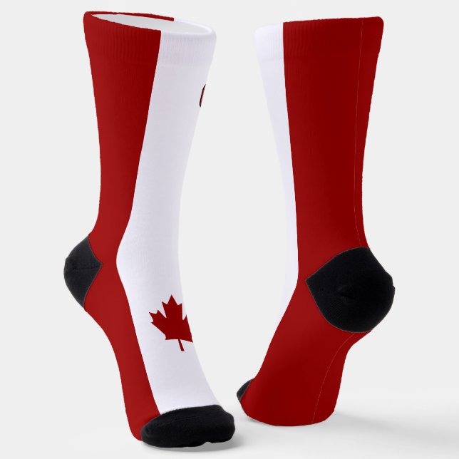 kanadische Flagge Socken (Gewinkelt)