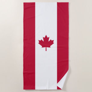 Kanadische Flagge Strandtuch