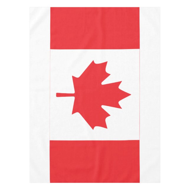 kanadische Flagge Tischdecke (Vorderseite)