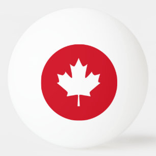 Kanadische Flagge Tischtennisball