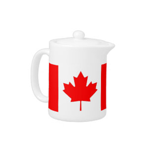 Kanadische Flaggen-Teekanne