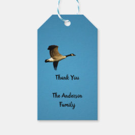 Kanadische Gans auf dem Flug Geschenkanhänger