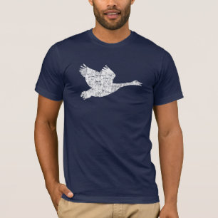 Kanadische Gans verblaßte T - Shirt
