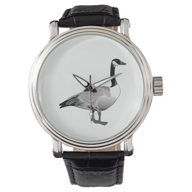 Kanadische Gänse Armbanduhr (Vorderseite)