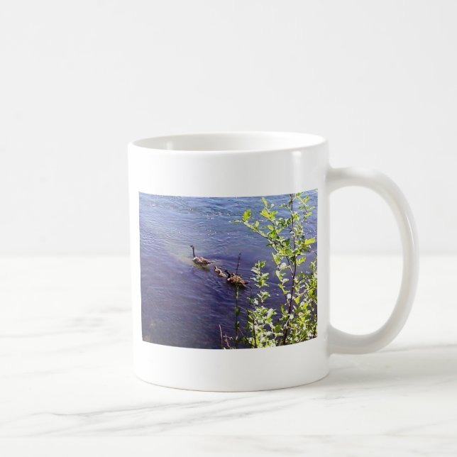 Kanadische Gänserfamilie Kaffeetasse (Rechts)
