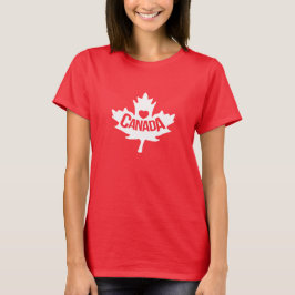 Kanadische grafische Spitze der Damen T-Shirt