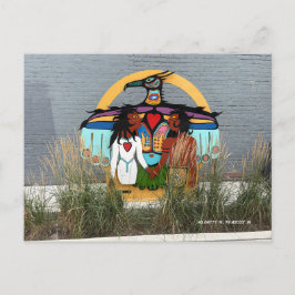 Kanadische indigene Kunst Postkarte