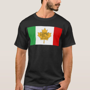 Kanadische iranische Löwe-und-Sonne-Erbeflagge T-Shirt