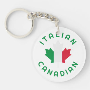kanadische italienische Wurzeln Schlüsselanhänger