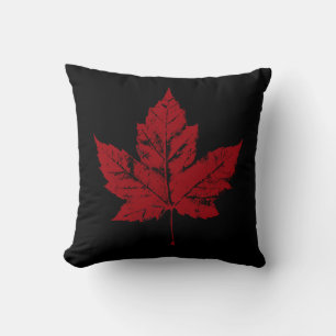 kanadische Kissen Red Flag Leaf Kissen & Dekoratio