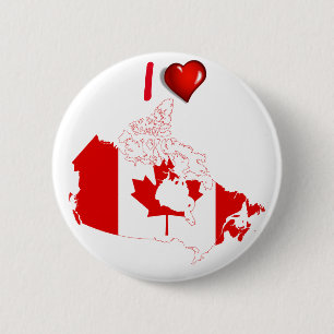 Kanadische Landesflagge Button
