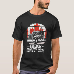 Kanadische LKW-Fahrer Kanadische Flagge Zeichen Fr T-Shirt