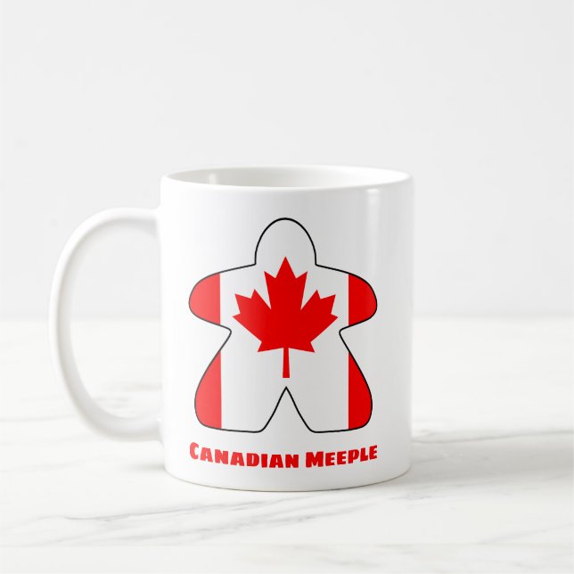 Kanadische Meeple-Tasse Kaffeetasse (Links)