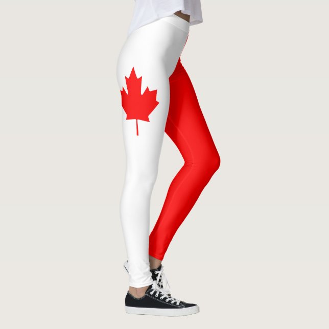 Kanadische Nationalflagge Leggings (Rechts)