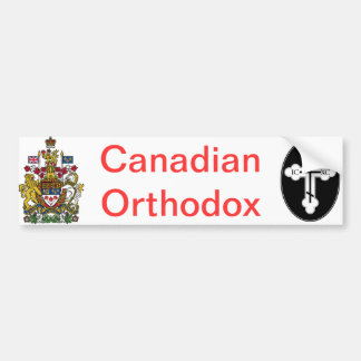 Kanadische orthodoxe T - Shirts und mehr… Autoaufkleber