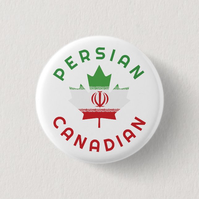 kanadische persische Roots Button (Vorderseite)