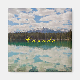 Kanadische Reflexion über die Wasserlandschaft Magnet