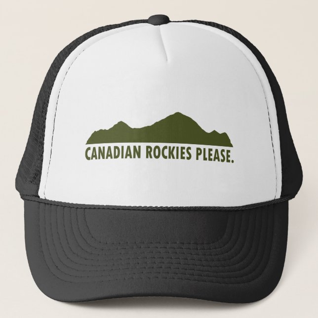 Kanadische Rockies bitte Truckerkappe (Vorderseite)