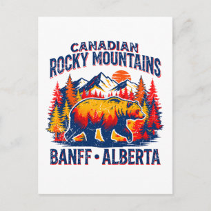 Kanadische Rocky Mountains Banff Alberta Tierwelt Postkarte